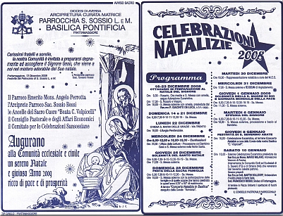 Gli Auguri e le Celebrazioni del Natale 2008 - 