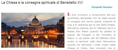 Leggi il testo intero su Chiesa e diplomazia